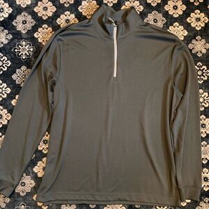 Grand Slam Performance Gray Pullover 1/4 zip
